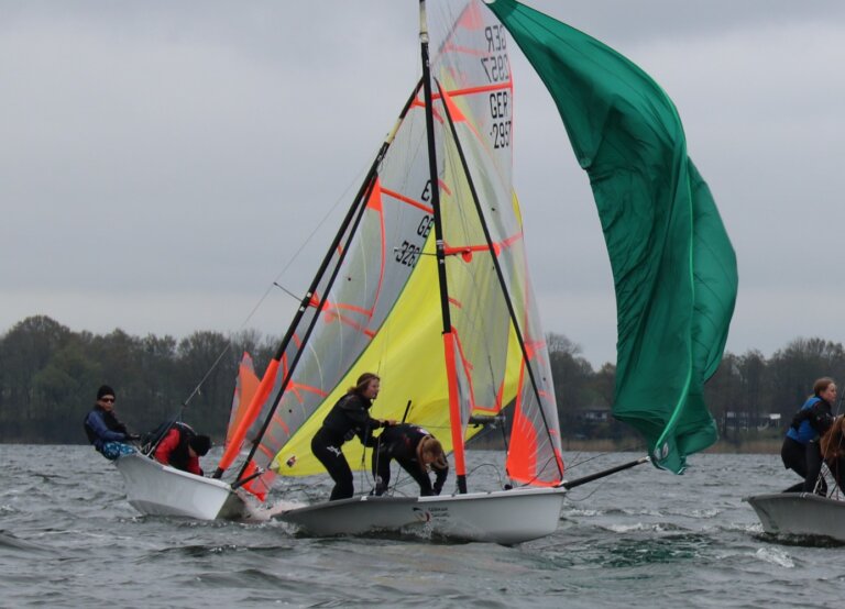 Die 29er stellten das größte Feld zum Wittensee-Fight. Foto: Manfred E. Fritsche
